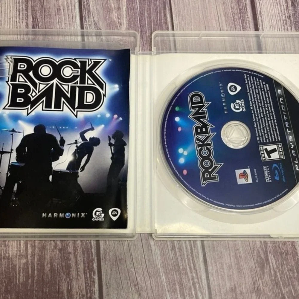 Rock Band Sony PlayStation 3 PS3 2007 EA Games Harmonix Rhythm Music Game CIB